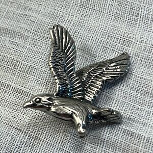 Vintage Pewter Eagle Button by Danforth